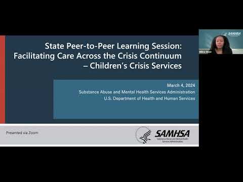 Facilitating Care Across the Crisis Continuum: Children’s Crisis Services